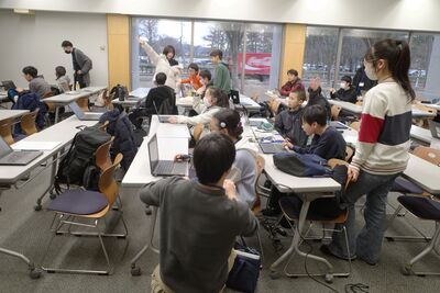 ブロック大会 オンラインの様子