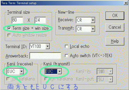 Terminal Setup Window(img:29396bytes)